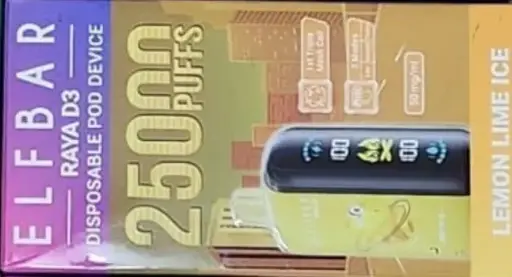 ELFBAR RAYA D3 – Lemon Lime Ice (2500 Puffs)